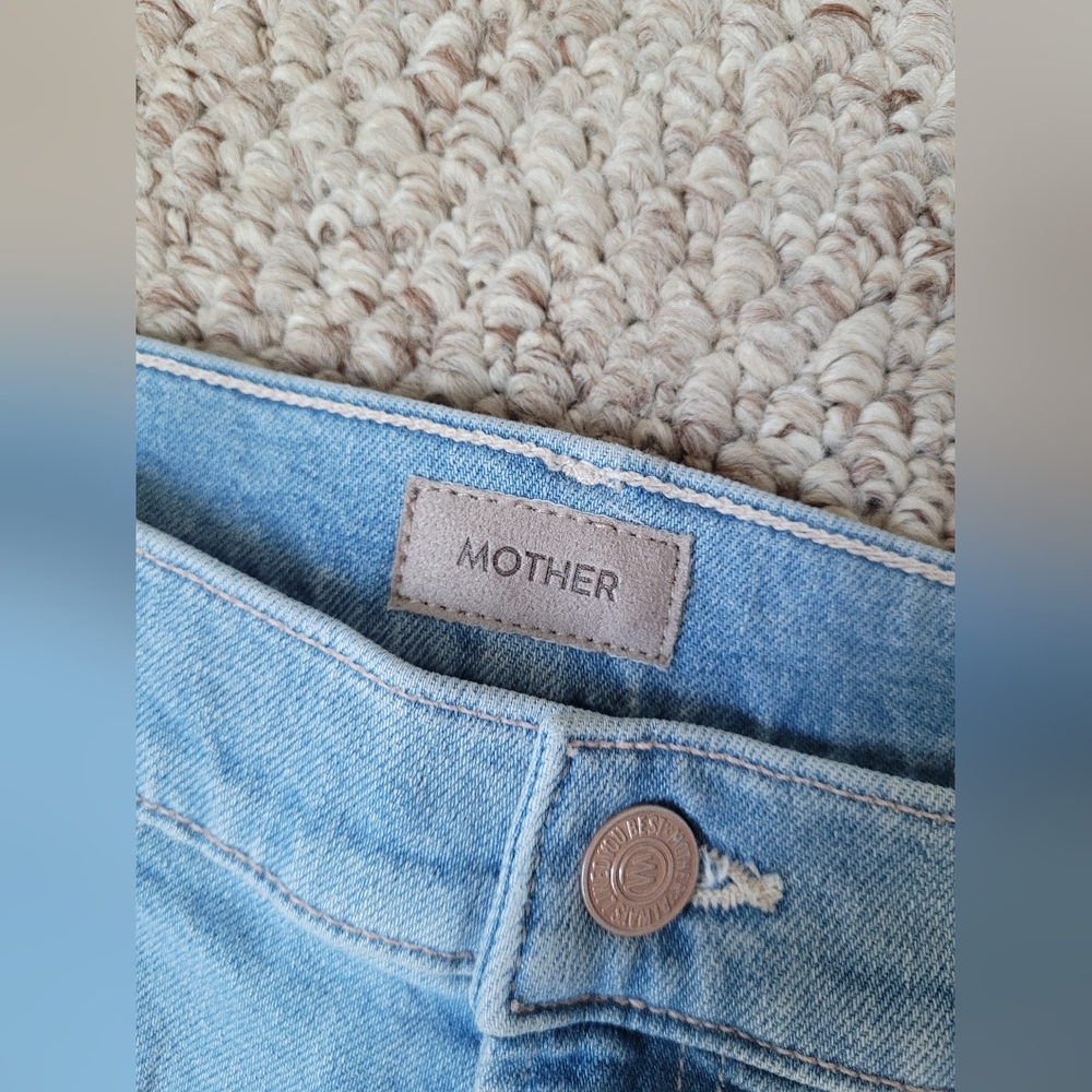 Mother Undercover Wide Leg High Rise Jeans - Picture 7 of 10